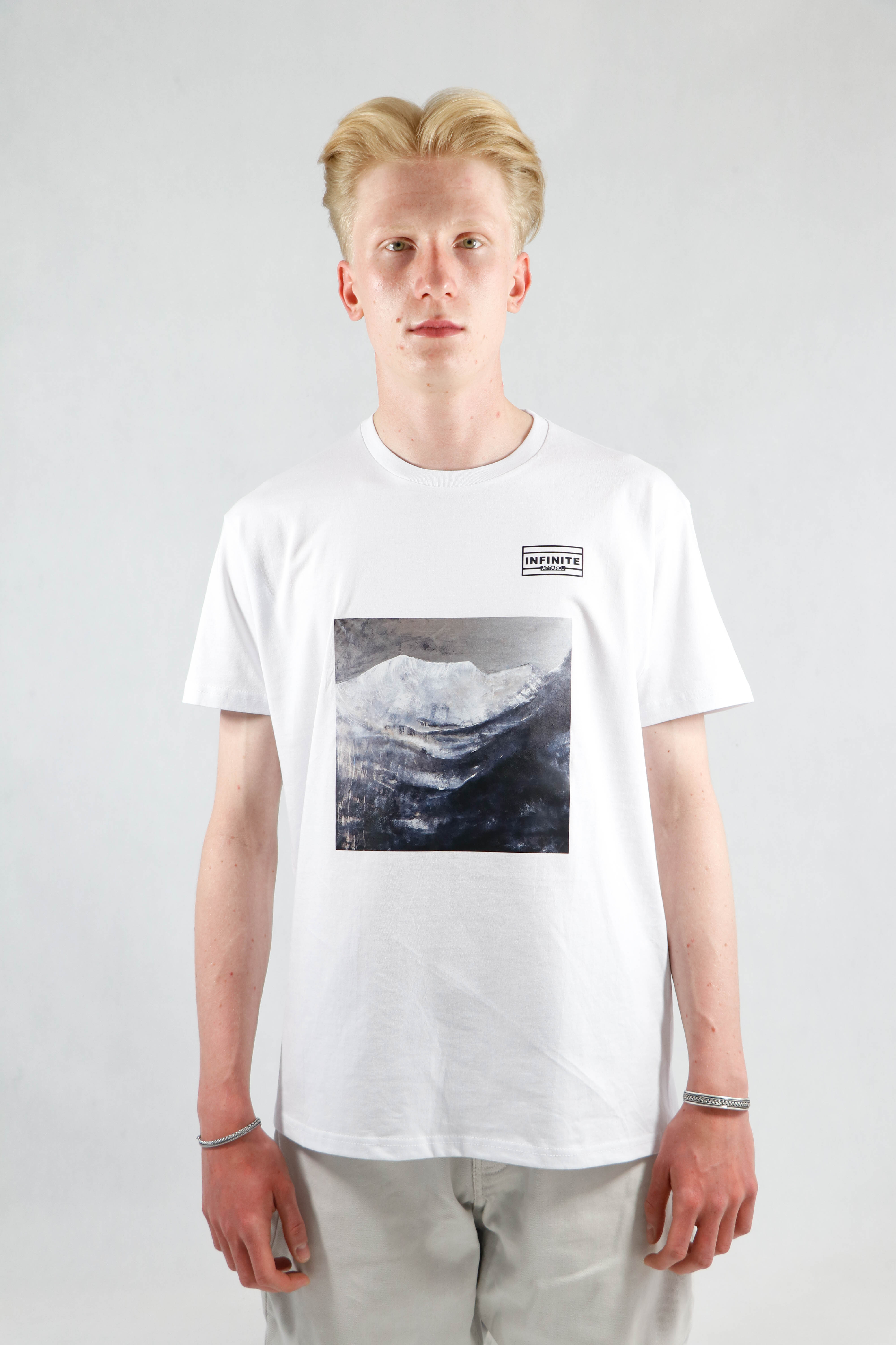 Silent Peak t-shirt man white