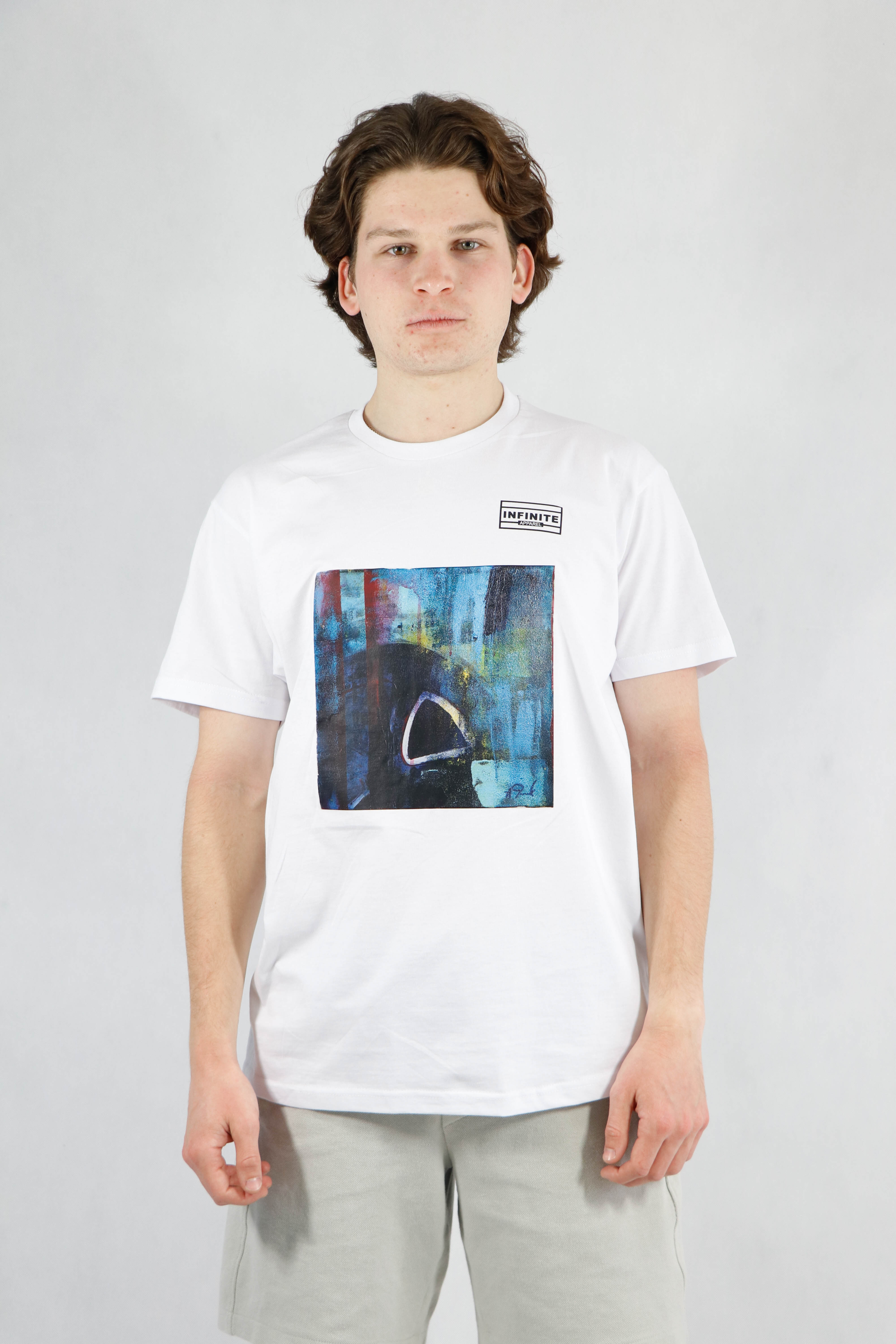 Shadow Pulse man t-shirt white