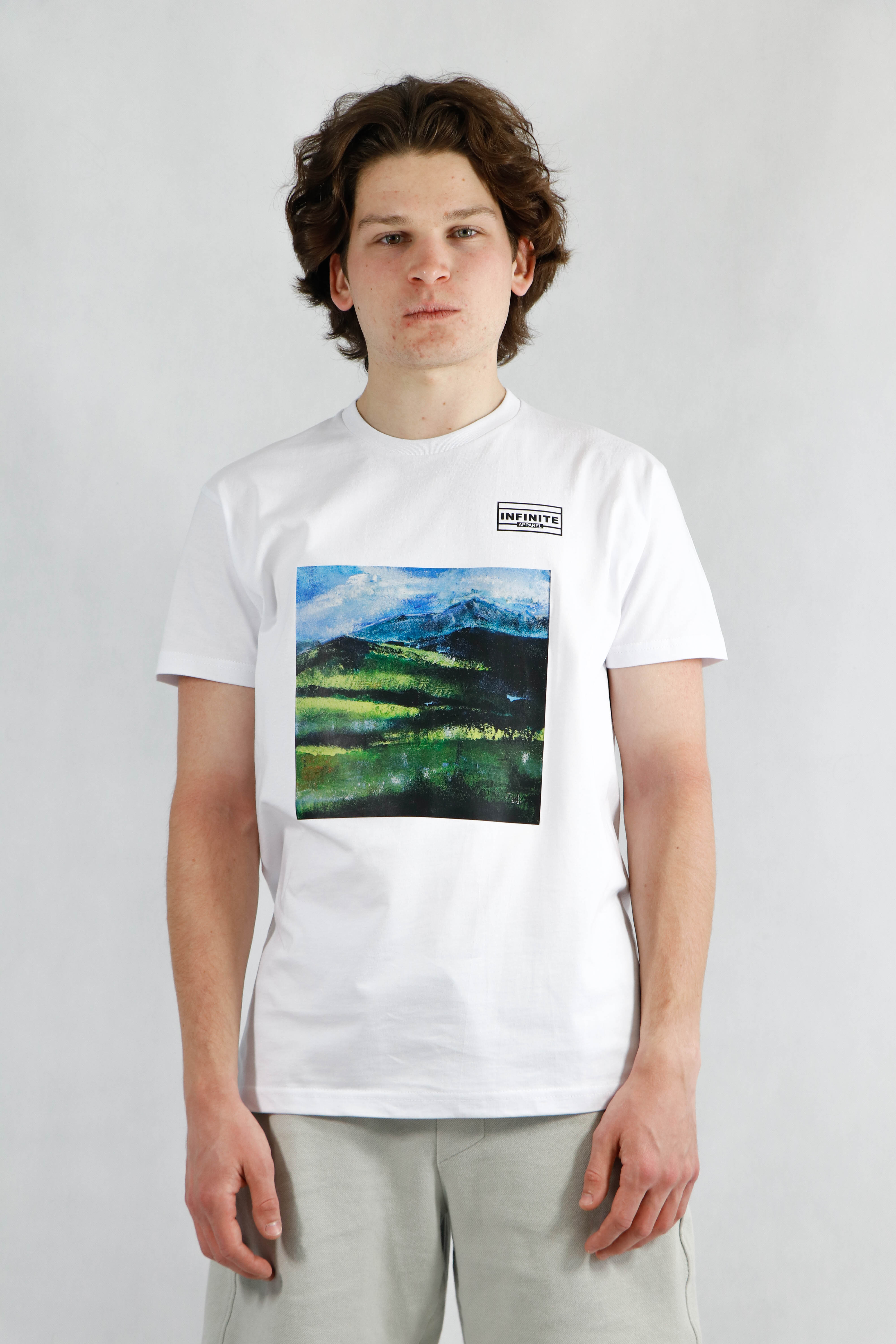 Mountain Whisper man-t shirt white
