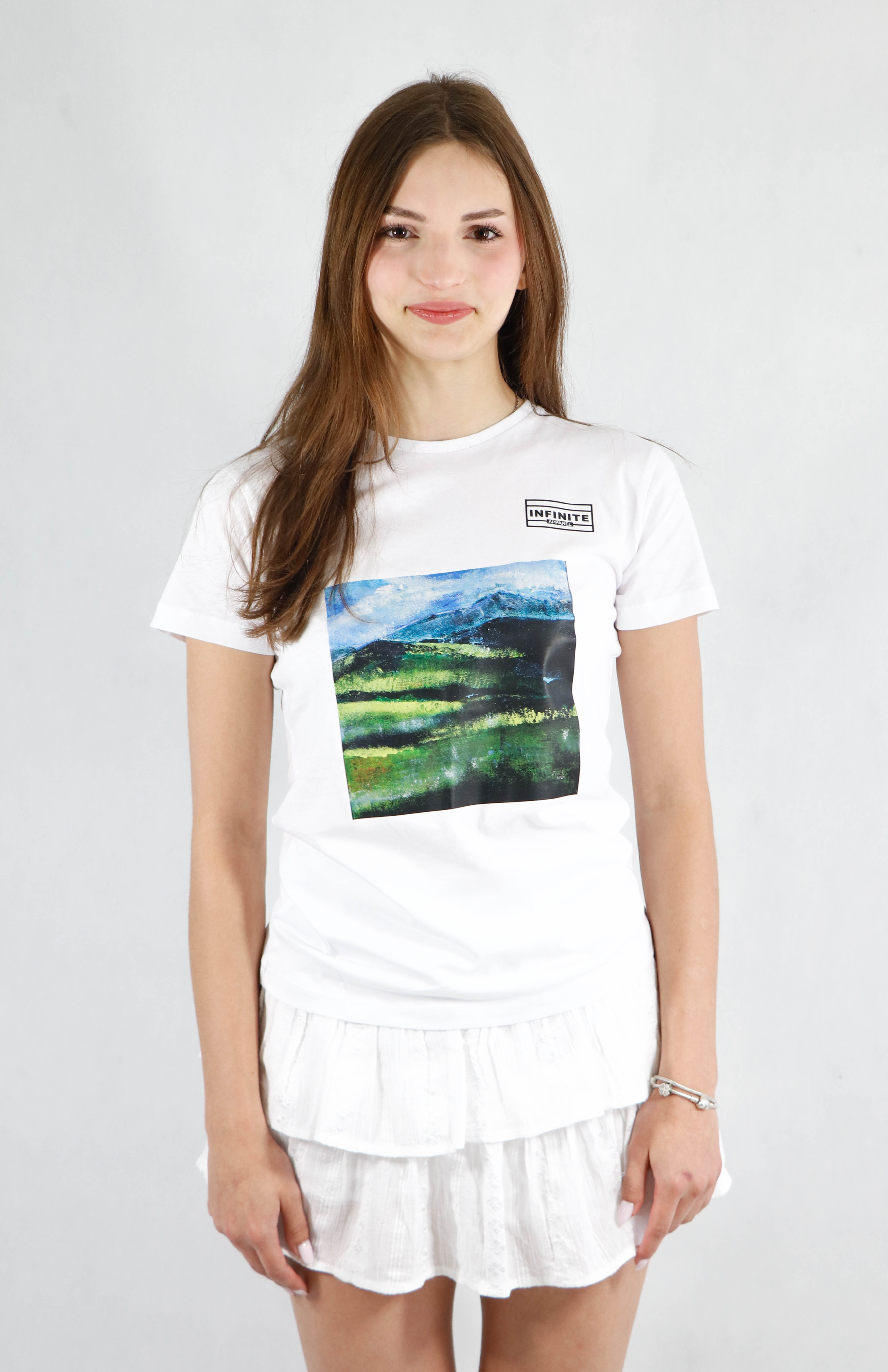 Mountain Whisper woman t-shirt white